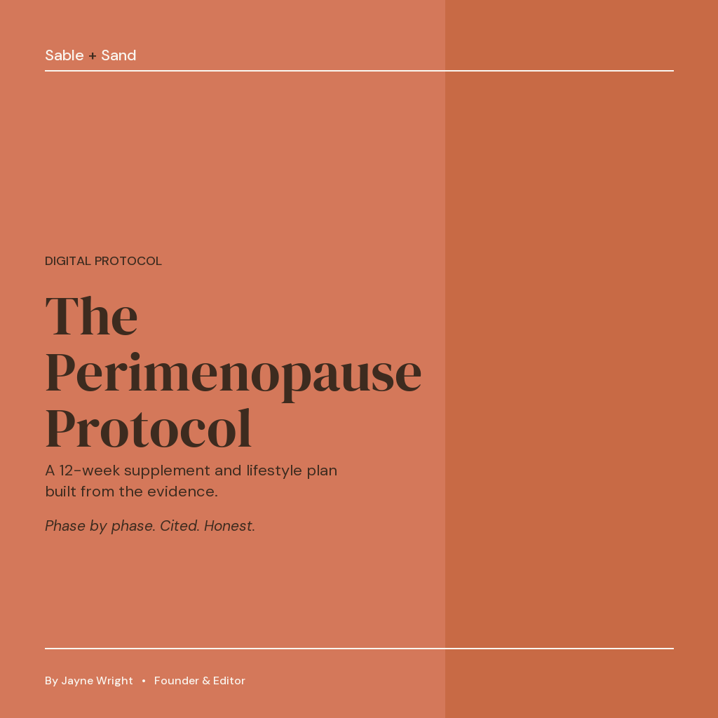 Cover of The Perimenopause Protocol